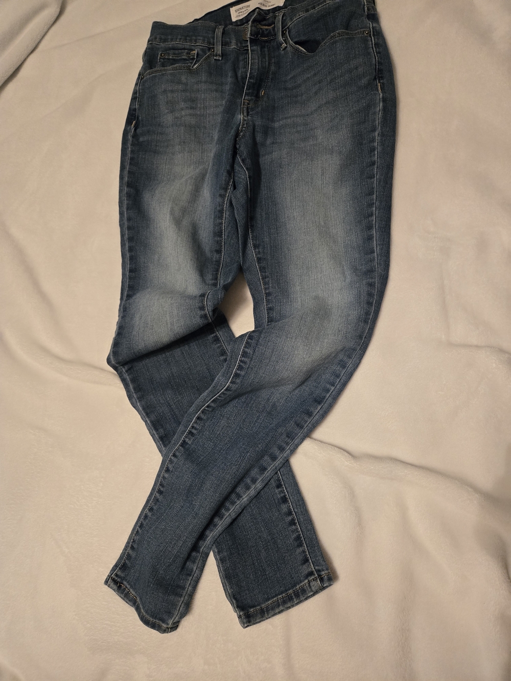 Levi's Faded Blue Curvy Skinny Jeans